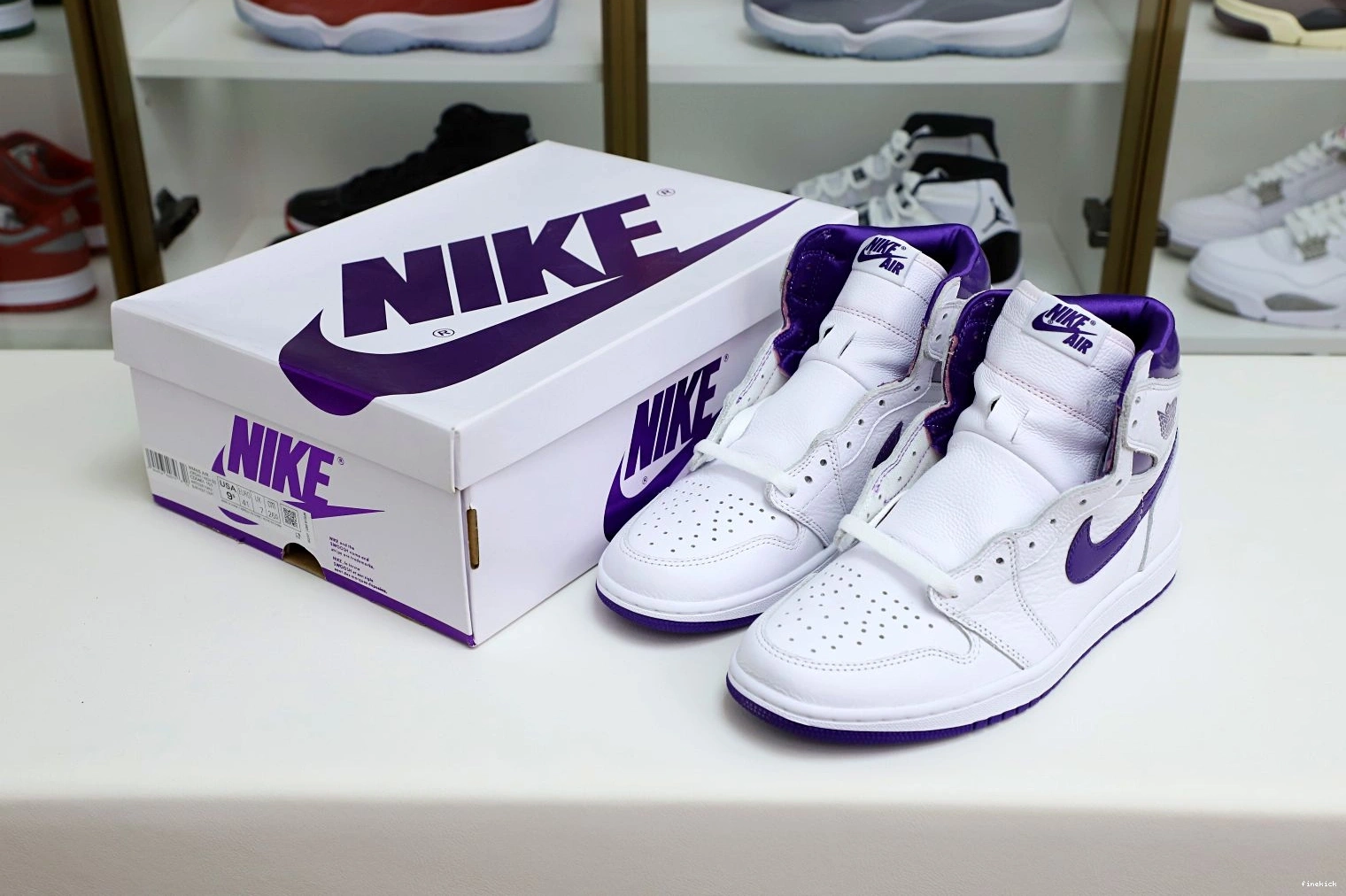 1 OG Air Court Purple Jordan High 0825